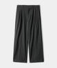 TRIP LE SENS Light Double-Pleat Wide Slacks_Stripe Black