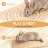 Multiple Holes Wooden Scratching Board Wood Cage Accessory Claws Scratching Board  Pet Hedgehog