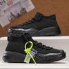 New retro dad shoes fashion men's shoes flying knitting shoes mecha shoes socks shoes versatile casual sports platform trendy shoes