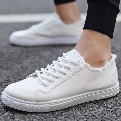 Modestudent Trendige Sommer Freizeit Canvas Schuhe Flacher Riemen Herrenschuhe Koreanische Edition Atmungsaktive Laufschuhe Herren