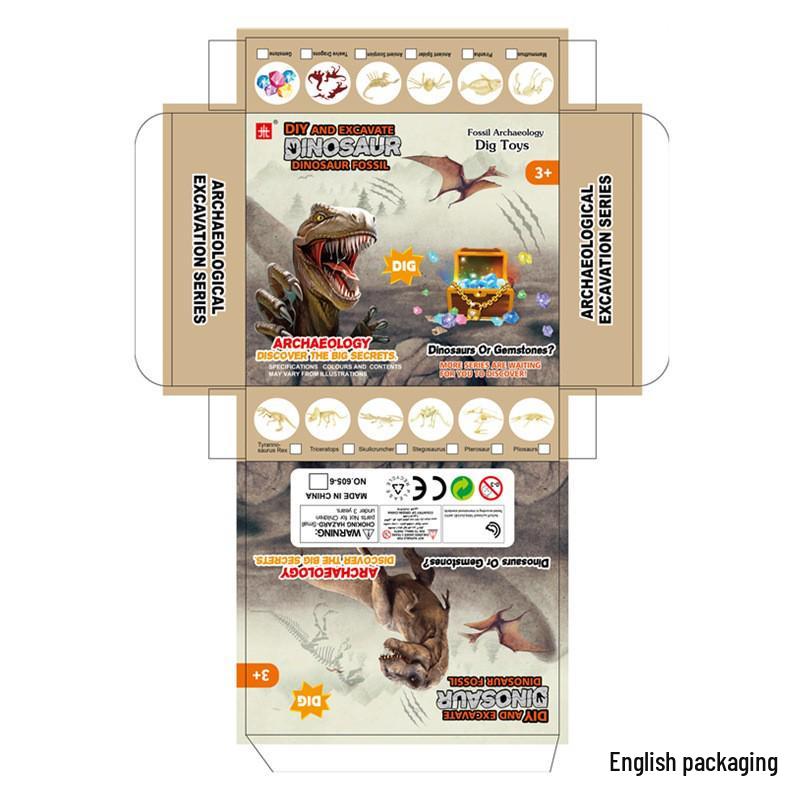 Dinosaur Fossil Excavation Kit: Educational Science Toy for Kids