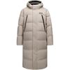 Lifestyle Series Sports Retro Water-Resistant Windproof Solid Fog Gray Long Down Jacket Men Outerwear 152618904-1