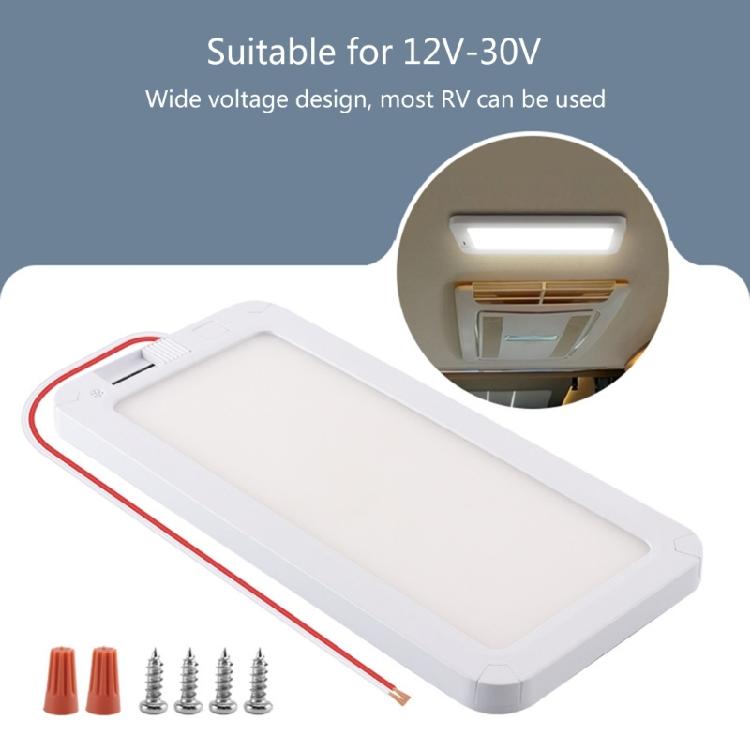 LED Tent Ceiling Interior Lamp with Variable Color Intensity Settings High Efficiency for Motorhome Trailer Boat Marine