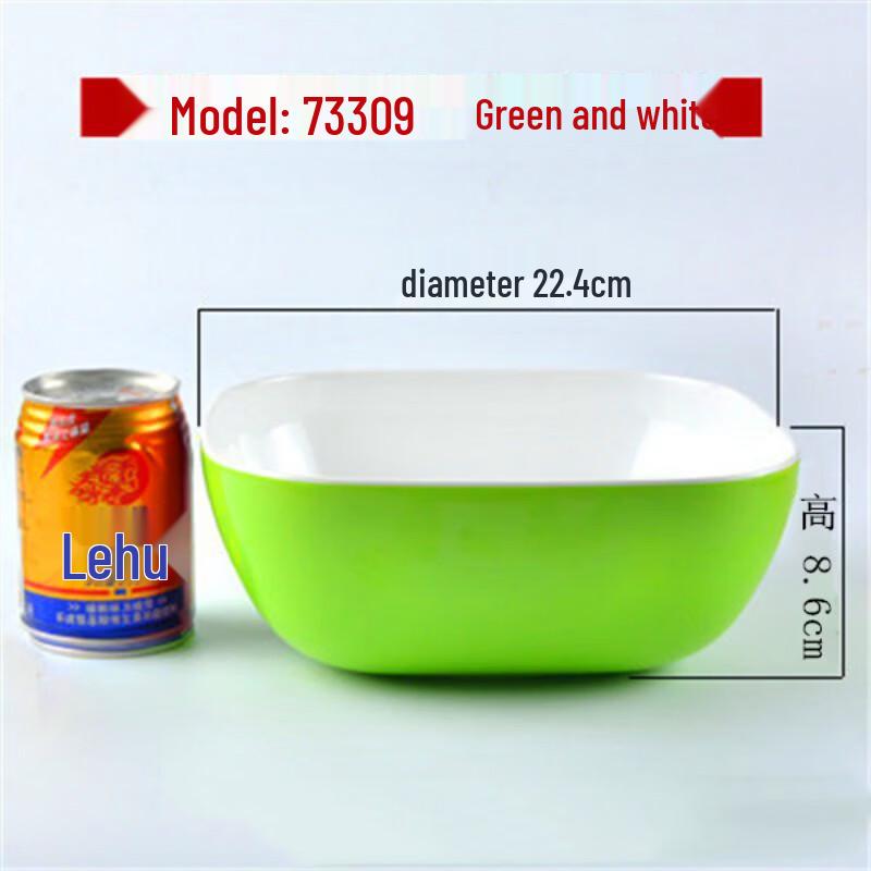 Jijun Melamine Square Bowls for Bobo Chicken & Mala Tang (10-Pack)