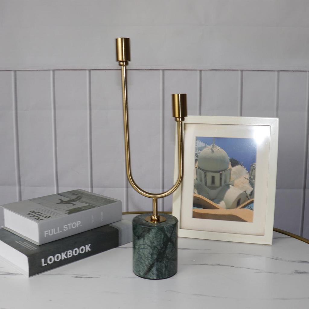 Nordic Retro Candlestick Ornament for Living Room Decor