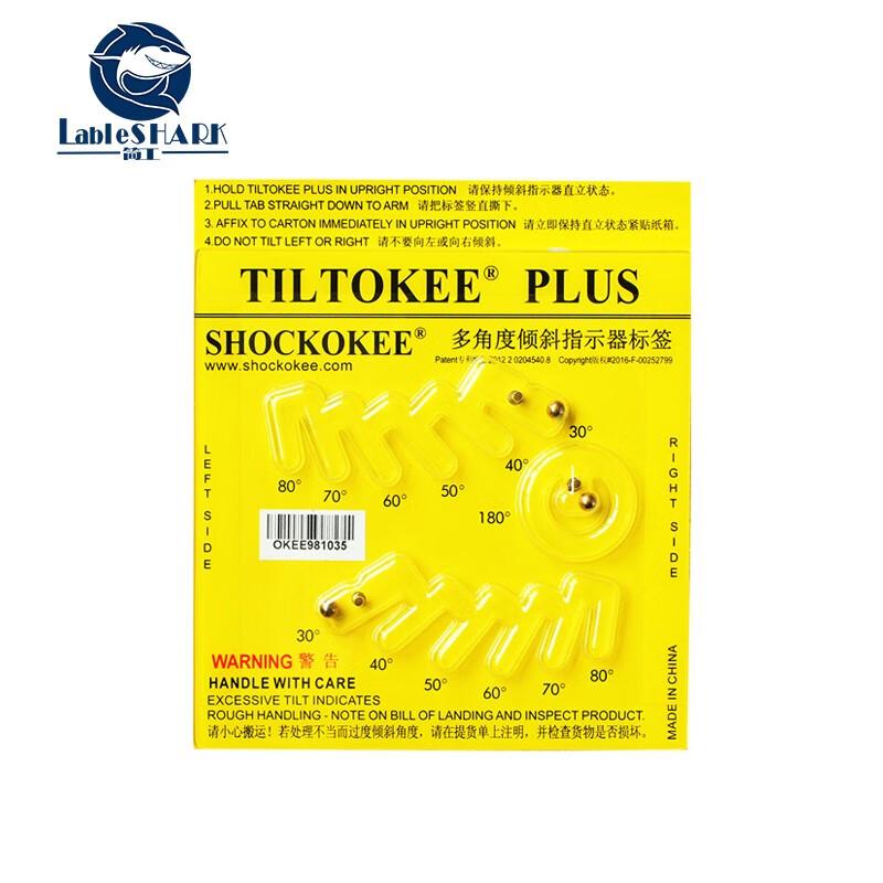 LableSHARK Enhanced Multi-Angle Anti-Tilt Indicator Labels