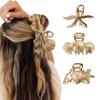 Accesorio para el pelo con pinza de garra premium: Pinza de Tiburón Grande para Peinado Elegante de Moño y Tocado