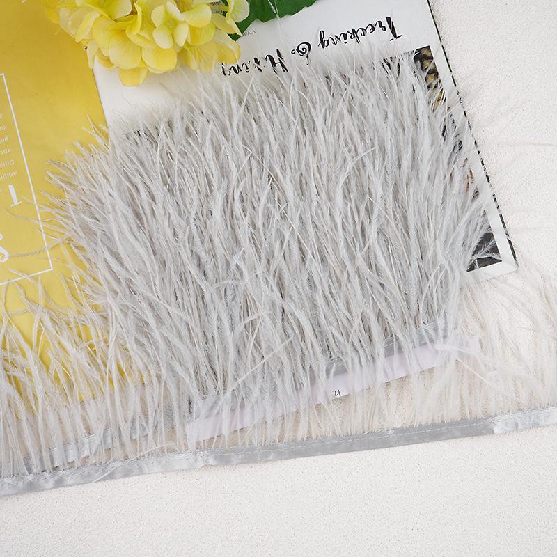 1M 10-13Cm Ostrich Feather Fringed Jewelry Handicrafts Clothing Decorative Accessories