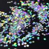 3mm Star Shaped Holographic Nail Glitter Mix Laser Nail Charm Colourful Bling Decoration Accessories for Nail Art