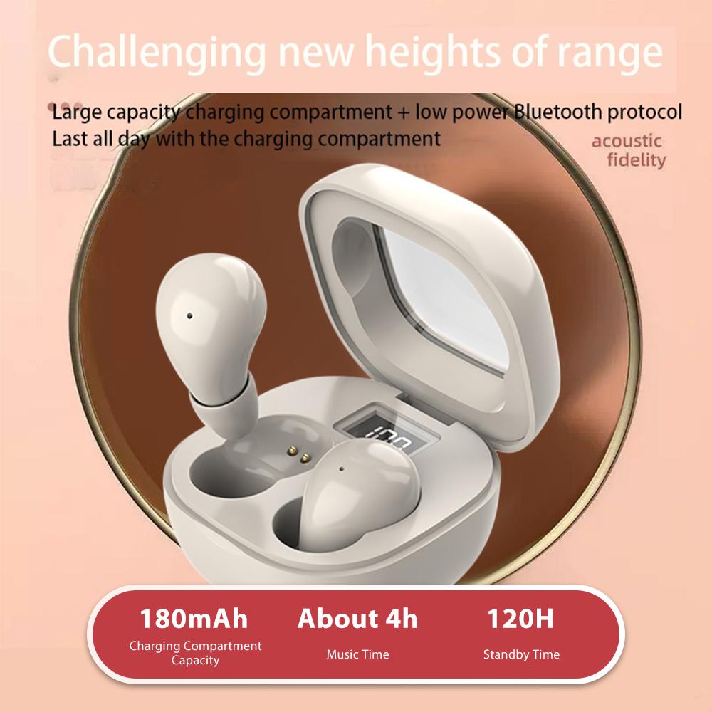 Mini Sleep Headphones Wireless Bluetooth Headset HiFi Stereo Invisible Earbuds Hidden In Ear Sports Earphones For Smartphone