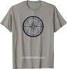 Bussola Vela Escursionismo Avventura Maglietta Grafica Magliette Casual Cotone Quotidiano Quattro Stagioni Magliette Abbigliamento Uomo Magliette Uomo