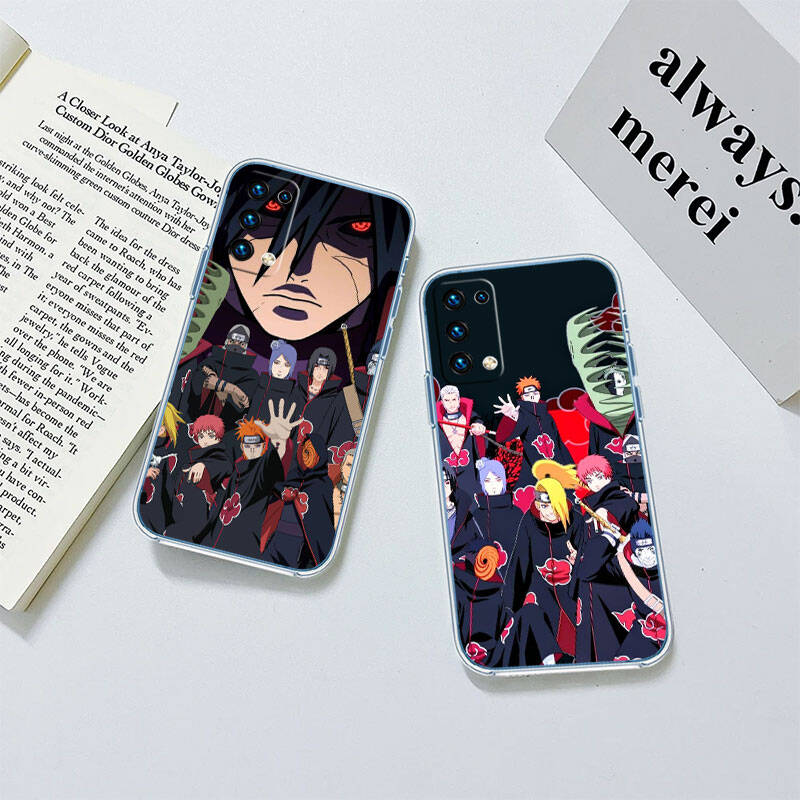 MH96 Naruto Akatsuki Case for Motorola E7 G6 G7 G8 G9 Plus Power Play G10 G20 G04 E30 E40 E22 E20 E13 E15 G22 G23 G05 G75 G35 G55