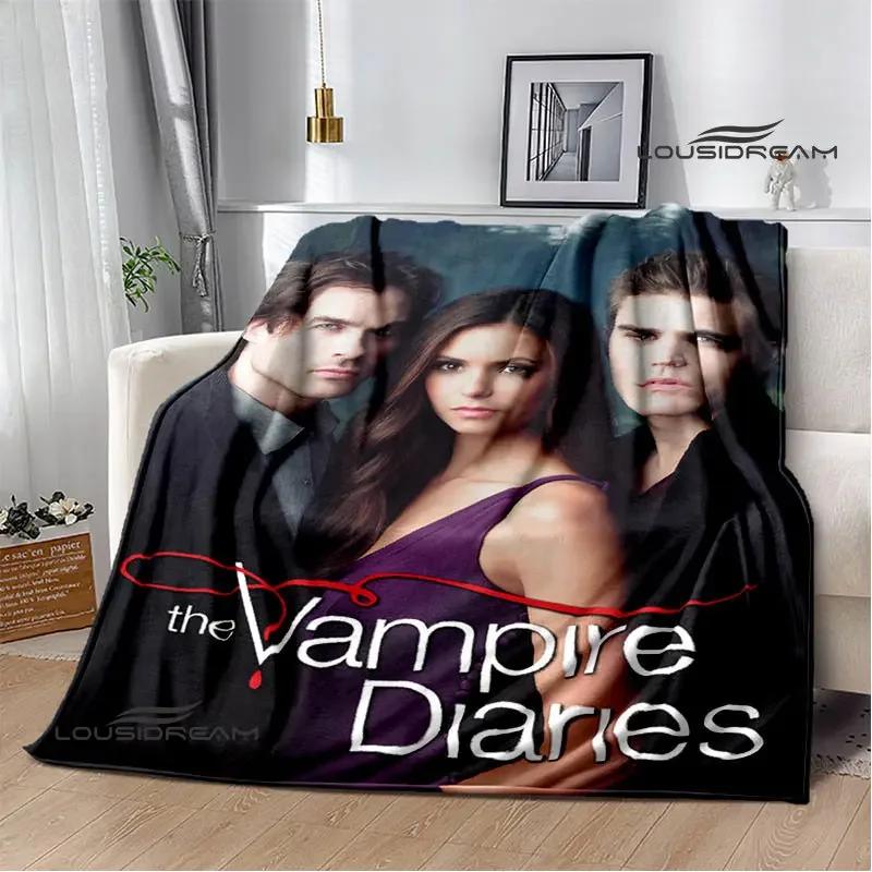 The Vampire Diaries Damon salvatore Blanket Flange Warm blanket Home travel blanket bed linings blankets for beds birthday gift
