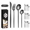 Huì Huáng Golden Stainless Steel Cutlery Set