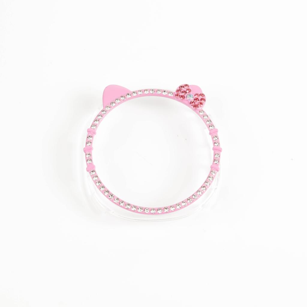 PC Case for Samsung Galaxy Watch 8 40mm 44mm Cute KITTY CAT Diamond Protector Watches Accessories for Woman Samsung Watch8 Cover