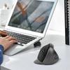2.4G Vertical Mouse Rechargeable Wireless Vertical Ergonomic Optical Mouse W/ USB Receiver for Laptop Laptop PC MacBook Windows