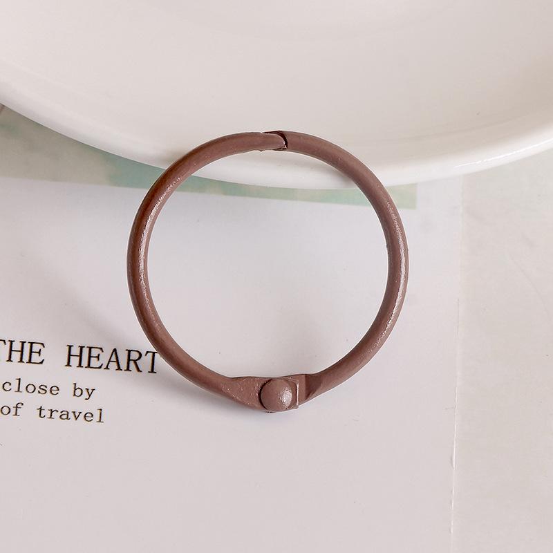 DIY brelok do kluczy: Metalowe ogniwko zaciskowe 30 mm z wykończeniem lakierem wypiekowym