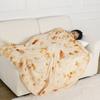 Funny Round Corn Tortilla Blanket Soft Warm Throw Blanket for Sofa Office  Bed Camping Traveling Flannel Blankets Food Blankets for Adults