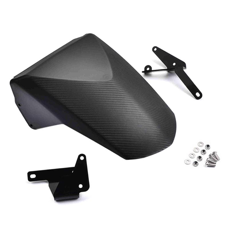 Tail Area Mudguard Panel for T-MAX 560 Series 2018-2026, ABS Rear Guard with Dark Carbon-Look Finish for Routine Commute Travel and Wet Roads