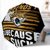 Printed Jacksonville Jaguars logo Folding Umbrella,Outdoor,Leisure,And Travel Umbrella,Durable Umbrella Fabric,Birthday And Holiday Gift