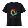 Daisy Peace Sign Hippie Soul Retro Flower Lovers T Shirt Vintage Washed Casual Graphic Stretched Slightly Designer Clothes