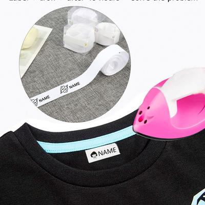 Étiquettes Marquage Vêtements Ruban Imprimable Lavable Étiquettes Vêtement Vierges pour Enfants Tampon Nom Accessoires Couture DIY Vêtements