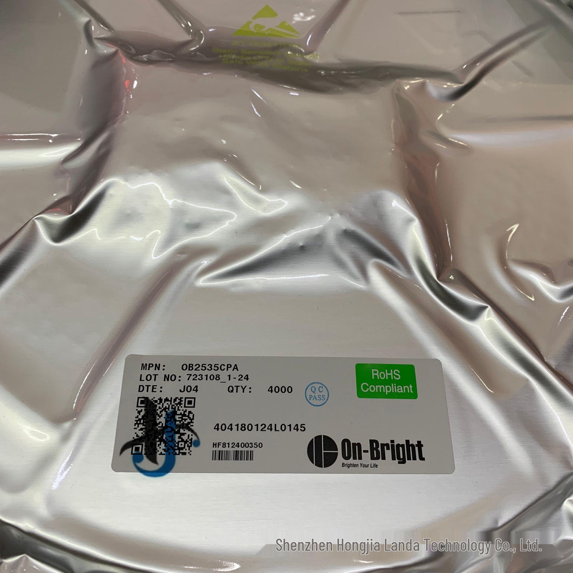 

OB2535 Series SOP8 Chip: OB2535CP, OB2535CPA, OB2535ECPA - Original On-Bright Agent.