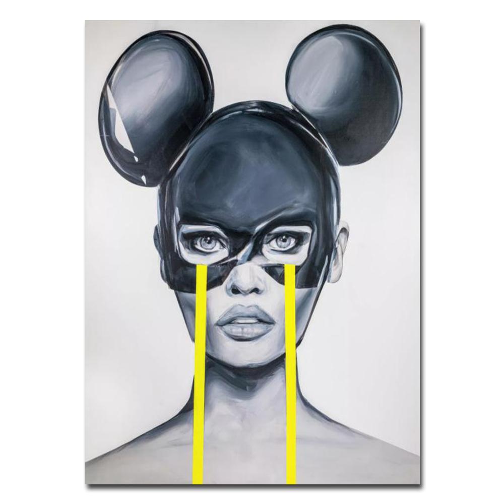 Abstract Fashion Woman Sunglasses Wall Art Poster Modern Popular Home Living Room Decoration Canvas Painting Mural Print Picture