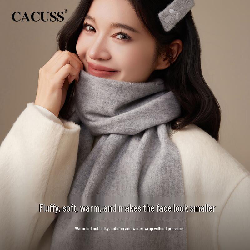 CACUSS Women's Pure Wool Scarf & Shawl