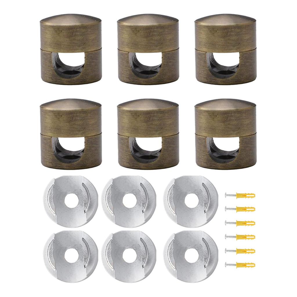 6 ks Moderní stropní háčky pro zavěšení světel Držák kabelu pro závěsné světlo DIY stropní lustr Snadno použitelný organizér kabelů