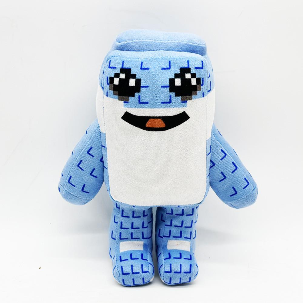 A Steal Brainrot Roblox Mosaic Human Character Plush Toy Ornament Playroom Decor