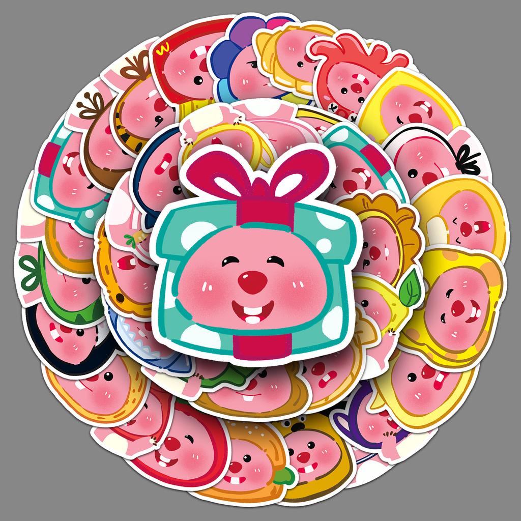 50 Hand-drawn Personalized Cartoon Cute Ruby Hand Account Decorative Water Cup Suitcase Mobile Phone Creative Stickers