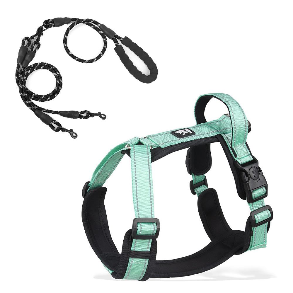 Nové vodítko pro psy, dvoudílný hrudní popruh pro domácí mazlíčky, vodítko pro venčení malých a středních psů