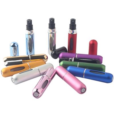 5Ml Travel Portable Refillable Perfume Atomizer Bottle Scent Pump Spray Case