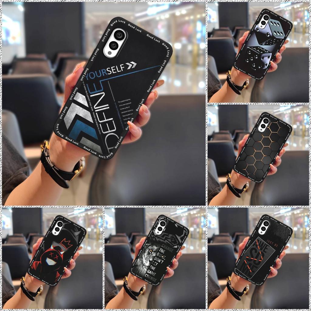Durable Cute Phone Case For FCNT/Fujitsu Arrows N F-51C Anti-knock Waterproof Fashion Design Dirt-resistant Graffiti TPU