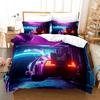 AK47 Knight Academia Anime Duvet Cover Set with Pillow Covers Polyester Teens Kids Bedding Set Full Queen King Size Bed Linen