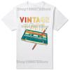 Vintage 1981 Music Cassette Birthday Gifts 45 Years Old Tee Tops Round Neck ShortSleeve Tshirt Clothing Casual Basic Tshirts