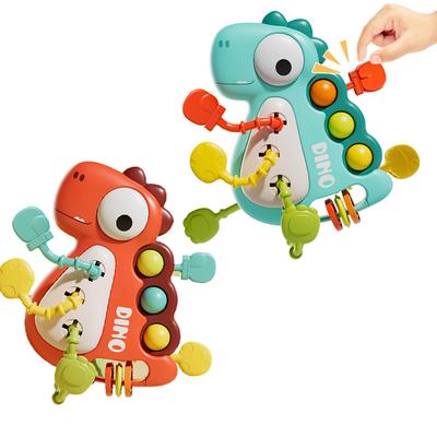 Montessori Toys for Babies 6 12 Months Dinosaur Pull String Toys Newborn Sensory Teething Toys Baby Fine Motor Development Games