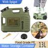 13L Water Storage Container with Spigot Drinking Water Bucket Food Grade PE for Car Camping Large CAPacity Water Dispenser