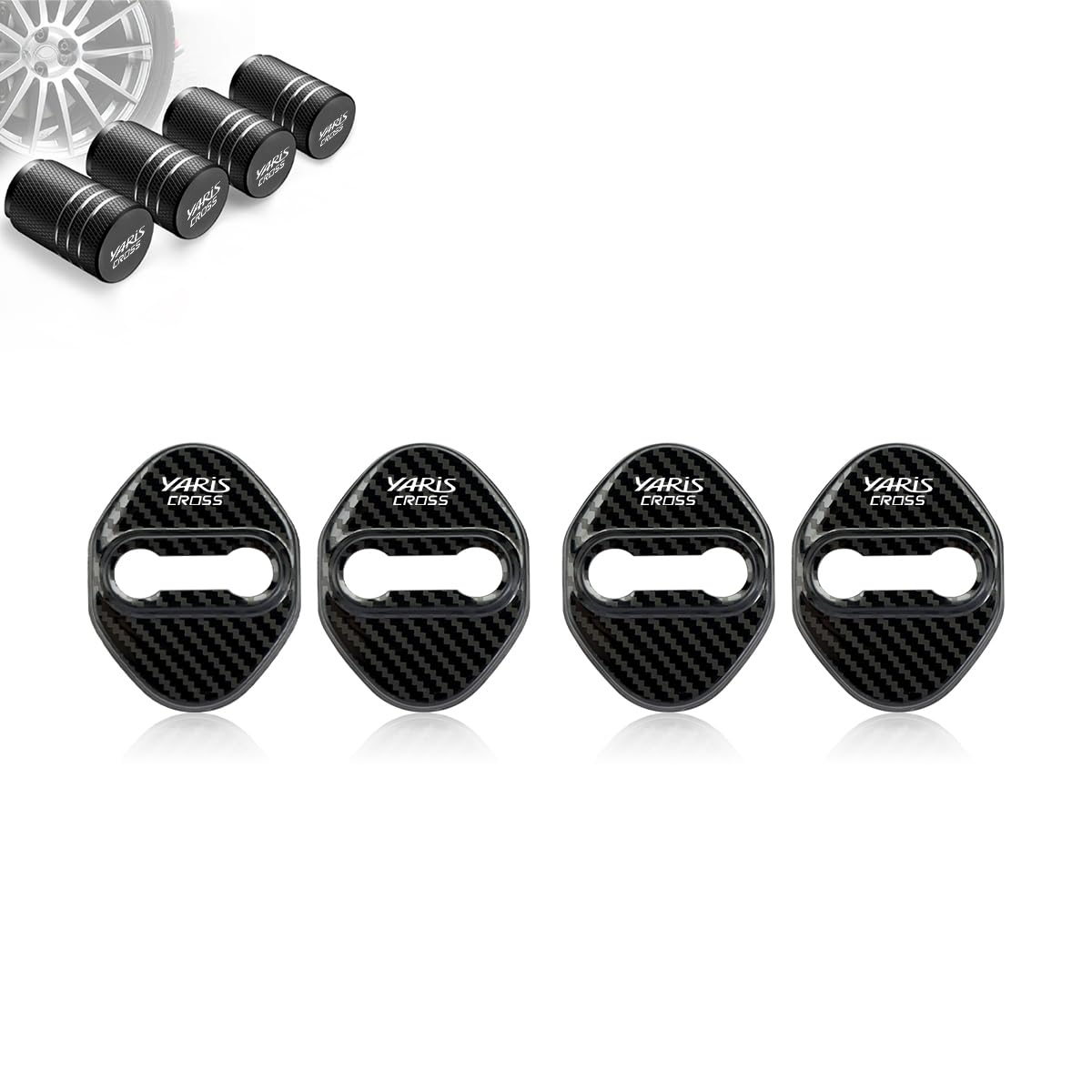 (Yaris Cross Exclusive) Car Door Striker Cover, Yaris Cross Accessory, Custom Design, Interior Parts, Yaris Cross