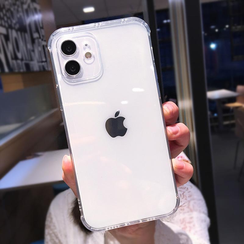 Applicable iPhone13 mobile phone case Apple 12 solid color space case iPhone11 eye protection TPU protective case X