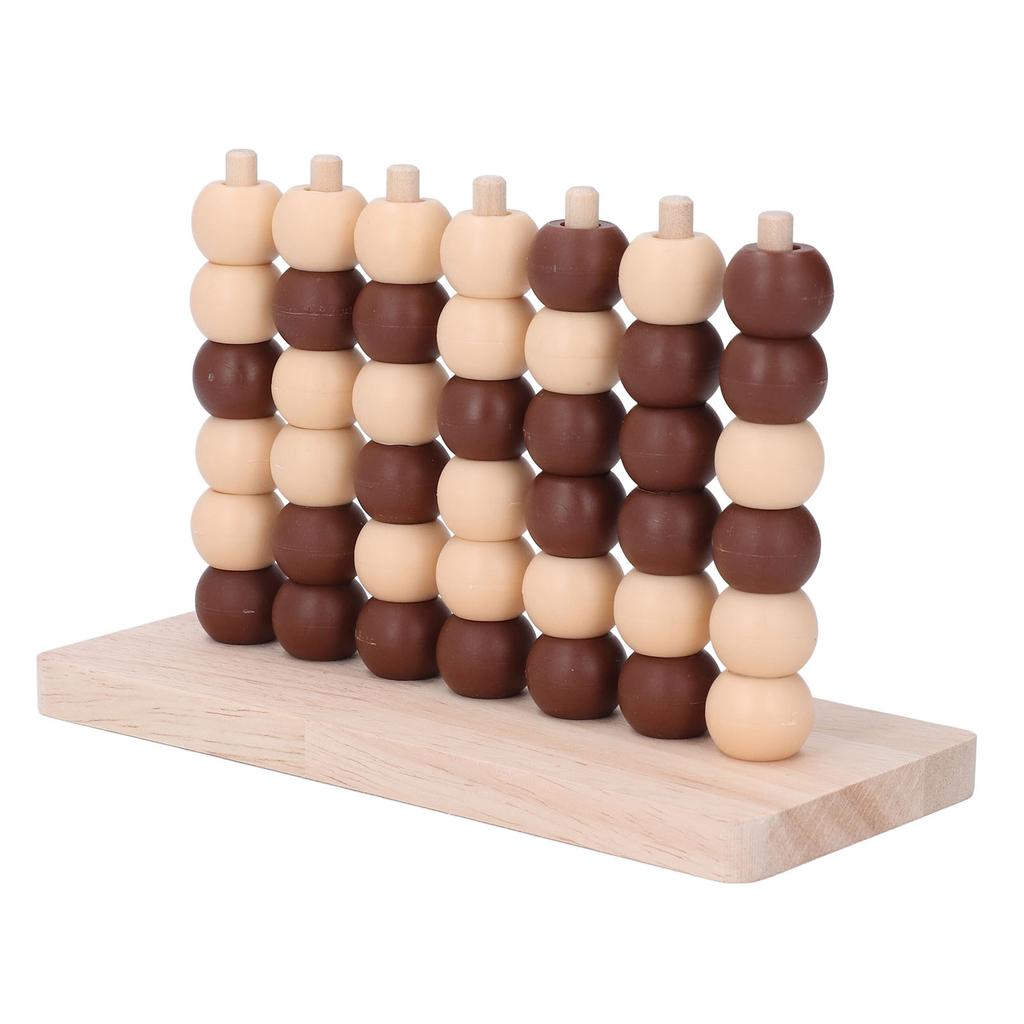 Beaded 3D Table Game Chess Toy 4 Connect Chess Toy Early Educatioal Puzzle Interactive Two Player