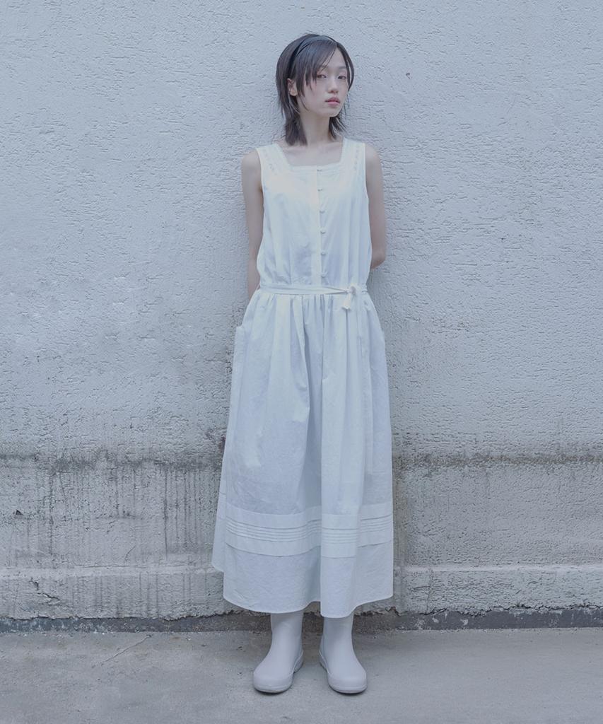 Lagpiswiwedeoweeo Cotton Eyelet Dress - White