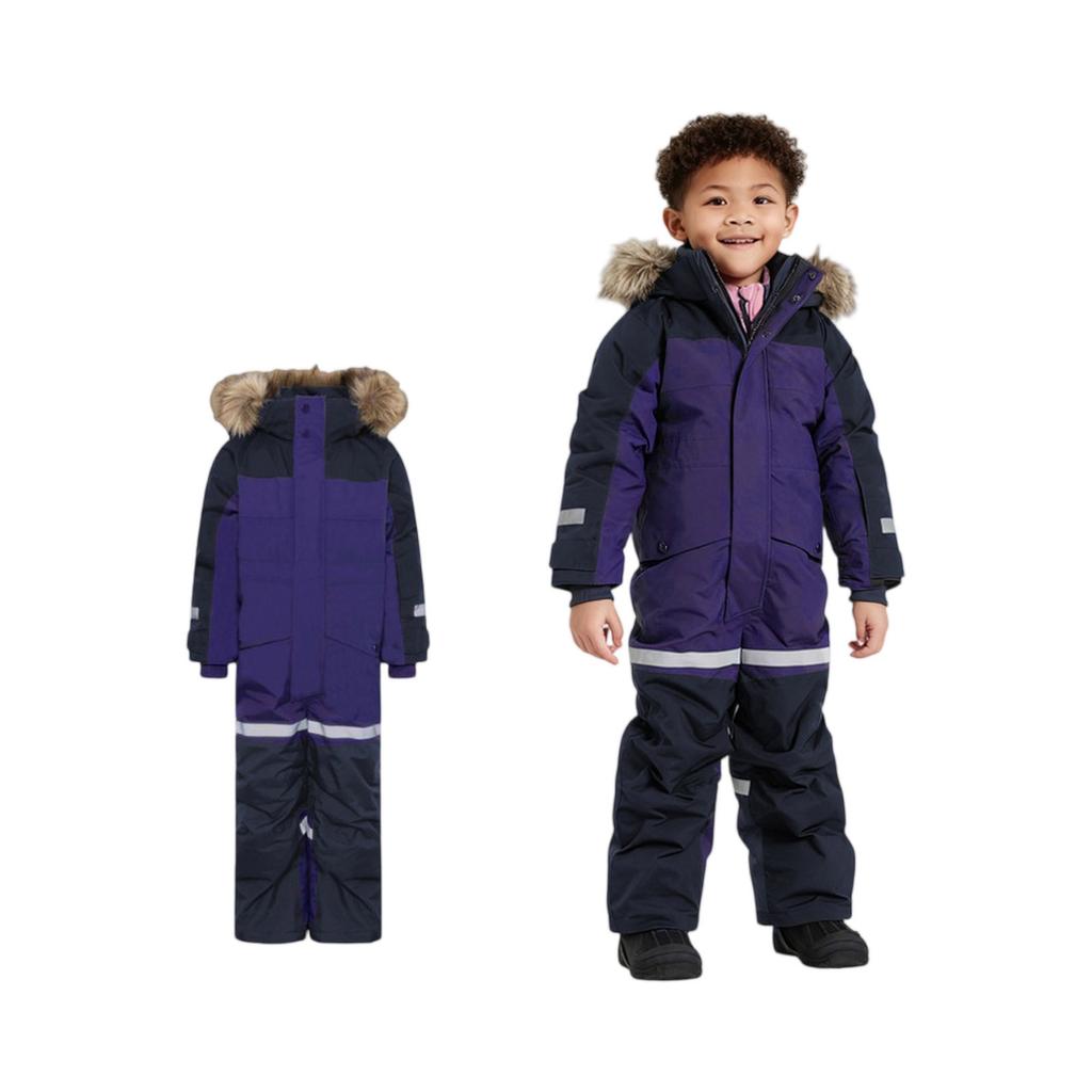 Kids' Snowsuit - Fleece Lined Insulated Onesie