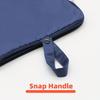 Solid Color Swimming Suit Pouch Zipper Closure Wet Bag for Swimsuit Multi-functional Swim Bag  Gym
