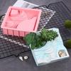 Square Terrace Flowerpot Epoxy Silicone Mould Silicone Potting Mould Diy Concrete Cement Gypsum Flower Pot Handmade Making