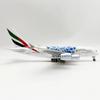Model Plane A380 A380 Aircraft Models 30cm Air Expo Dubai 380 1/240 Scale Resin Airplane Model Display Collectible Children Toys