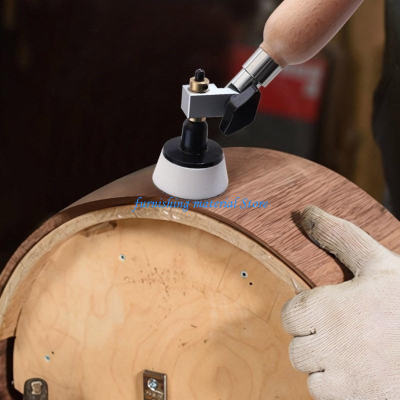 Y5GD Bowl Sander Sanding Block Lathe Tools with Hook Sanding Discs 1" 2" Backing Plates Foam Pads