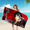Hot Video Game P-Persona 5 Anime Beach Swimming Towel Soft Absorbent Washcloth Children's Gifts for Kids Travel Camping Gym