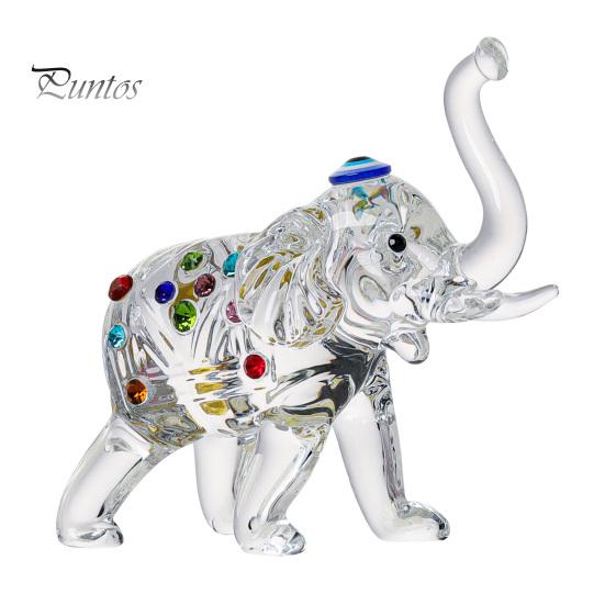 

Искусственный кристалл слона орнамент прозрачная фигурка слона удачи подарок настольная мини скульптура слона для офиса спальни гостиной C